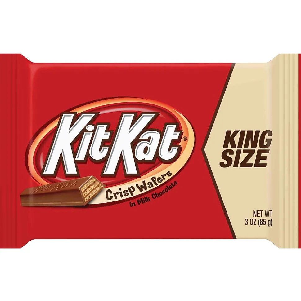 Kit Kat King Size Wafer Bars, 3 oz., 24/Box (HEC22600)