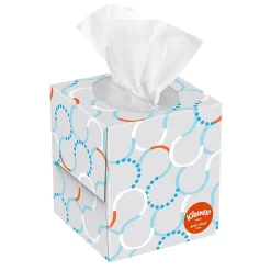 Kleenex Boutique Antiviral Facial Tissue, 3-Ply, 55 Sheets/Box, 27/Carton (49978)