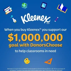 Kleenex Facial Tissue, 3-ply, 10 Tissues/Box, 3 Boxes/Pack (11976)