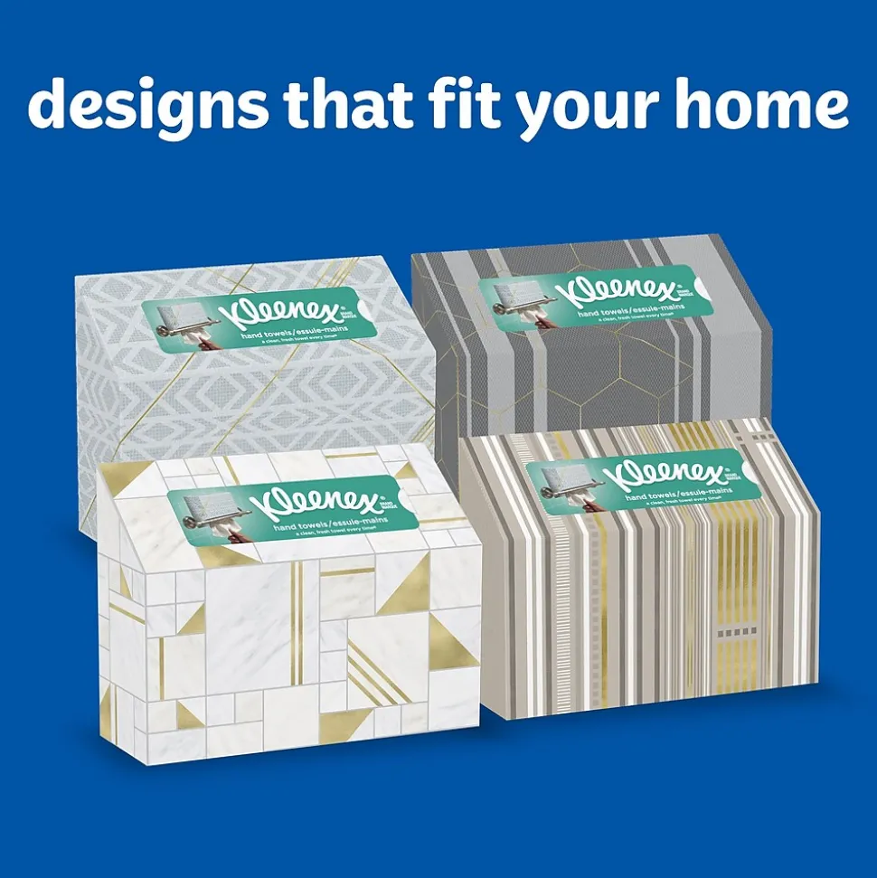 Kleenex Guest Towel Paper Towels, 1-ply, 60 Sheets/Pack, 1 Packs/Carton (38586)