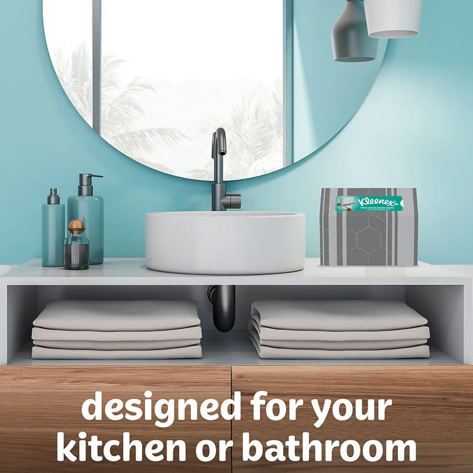 Kleenex Guest Towel Paper Towels, 1-ply, 60 Sheets/Pack, 1 Packs/Carton (38586)