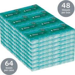 Kleenex Junior Facial Tissue, 2-ply, 48 Tissues/Box, 64 Boxes/Pack (21195)