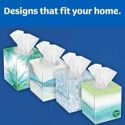 Kleenex Lotion Facial Tissue, 3-ply, 120 Sheets/Box, 4 Boxes/Pack (50179)