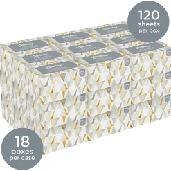 Kleenex Pop-Up Recycled Multifold Paper Towels, 1-ply, 120 Sheets/Pack, 18 Packs/Carton (01701)