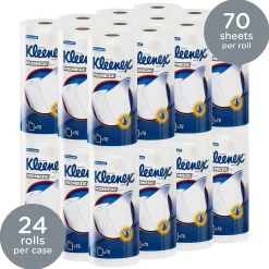 Kleenex Premiere Paper Towels, 1-ply, 70 Sheets/Roll, 24 Rolls/Pack (13964)