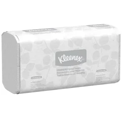Kleenex Premiere Recycled Multifold Paper Towels, 2-ply, 120 Sheets/Pack, 25 Packs/Carton (13254)