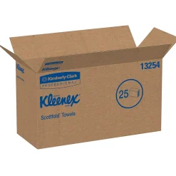 Kleenex Premiere Recycled Multifold Paper Towels, 2-ply, 120 Sheets/Pack, 25 Packs/Carton (13254)