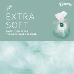 Kleenex Professional Naturals Cube Facial Tissue, 2-ply, White, 90 Tissues/Box, 36 Boxes/Case (21272)