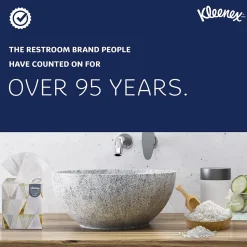 Kleenex Professional Naturals Standard Facial Tissue, 2-Ply, White, 125 Sheets/Box, 48 Boxes/Case (21601)