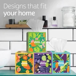 Kleenex Ultra Soft Facial Tissues, 3-Ply, 60 Sheets/Box, 27 Boxes/Pack (54277)