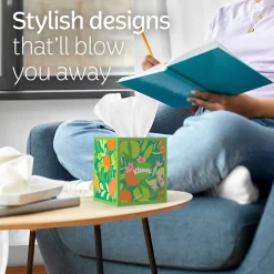 Kleenex Ultra Soft Facial Tissue, 3-Ply, 60 Sheets/Box, 4 Boxes/Pack (54308)