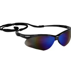 KleenGuard Nemesis Safety Glasses, Wraparound, Blue Lens (14481)