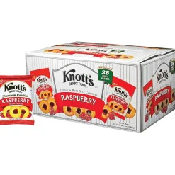 Knott's Berry Farm Raspberry Cookies, 2 oz., 36/Carton (BIS59636)