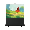 Kodak 60" Portable Manual Floor Projector Screen, Matte White/Black (RODPJSPFU60)