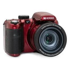 Kodak PIXPRO 20MP Bridge Digital Camera, 42x Optical Zoom, Red (AZ425-RD)