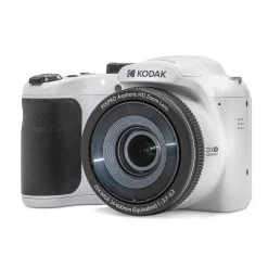 Kodak PIXPRO 16MP Bridge Digital Camera, 25x Optical Zoom, White (AZ255-WH)