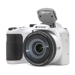 Kodak PIXPRO 16MP Bridge Digital Camera, 25x Optical Zoom, White (AZ255-WH)
