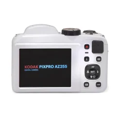 Kodak PIXPRO 16MP Bridge Digital Camera, 25x Optical Zoom, White (AZ255-WH)