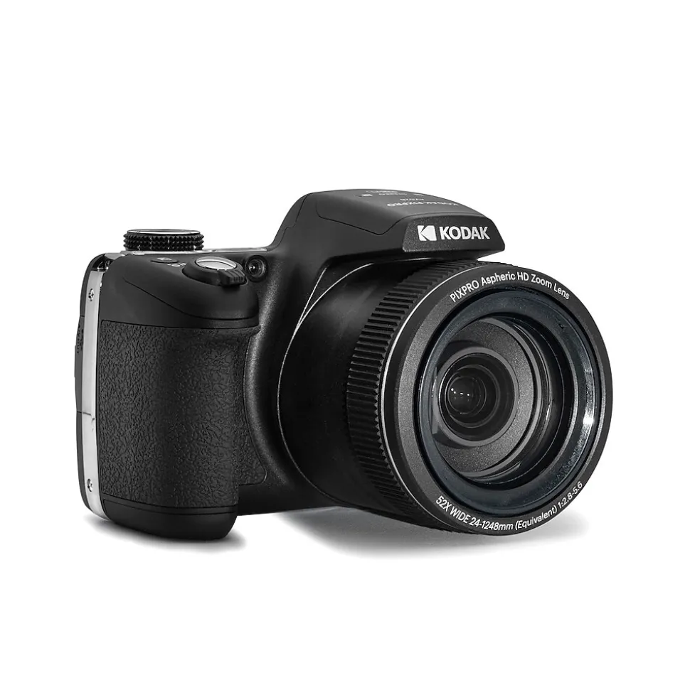 Kodak PIXPRO 16MP Digital Bridge Camera, 52x Optical Zoom, Black (AZ528-BK)