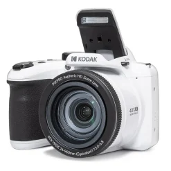Kodak PIXPRO 20MP Digital Bridge Camera, 40x Optical Zoom, White (AZ405-WH)