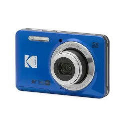 Kodak PIXPRO 16MP Point and Shoot Digital Camera, 5x Optical Zoom, Blue (FZ55-BL)