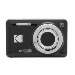 Kodak PIXPRO 16MP Point and Shoot Digital Camera, 5x Optical Zoom, Black (FZ55-BK)