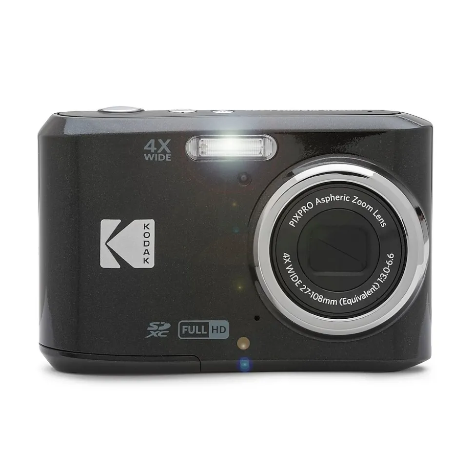 Kodak PIXPRO 16MP Point and Shoot Digital Camera, 4x Optical Zoom, Black (FZ45-BK)
