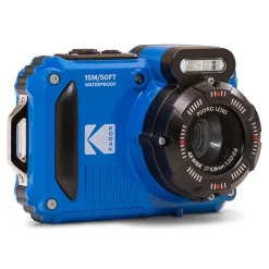 Kodak PIXPRO 16MP Rugged Waterproof Digital Camera, 4x Optical Zoom, Blue (WPZ2-BL)