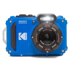 Kodak PIXPRO 16MP Rugged Waterproof Digital Camera, 4x Optical Zoom, Blue (WPZ2-BL)