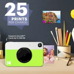 KODAK Printomatic Mini Full-Color 5MP Instant Print Digital Camera, Green (RODOMATICGN)