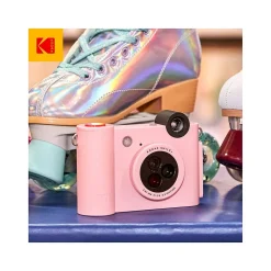 Kodak Smile+ 5 Megapixels Digital Instant Print Camera, Pink (RODSMPCAMPK)