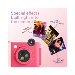 Kodak Smile+ 5 Megapixels Digital Instant Print Camera, Fuchsia (RODSMPCAMFS)