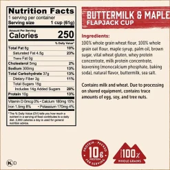 Kodiak Flapjack Power Cup Variety Pack, 8 Bars/Box (220-02148)