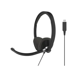 Koss Stereo Headset, Over-the-Head, Black (CS300USB)