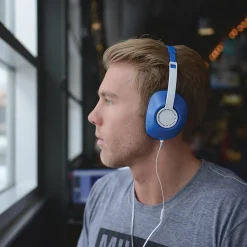 Koss Wired Noise Canceling Over-Ear Headphones, Blue (UR23I)