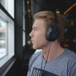 Koss Wired Noise Canceling Over-Ear Headphones, Black (UR23I)