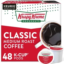 Krispy Kreme Classic Coffee Keurig® K-Cup® Pods, Medium Roast, 48/Box (373163)
