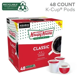 Krispy Kreme Classic Coffee Keurig® K-Cup® Pods, Medium Roast, 48/Box (373163)