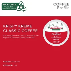 Krispy Kreme Classic Coffee Keurig® K-Cup® Pods, Medium Roast, 96/Carton (06110CT)