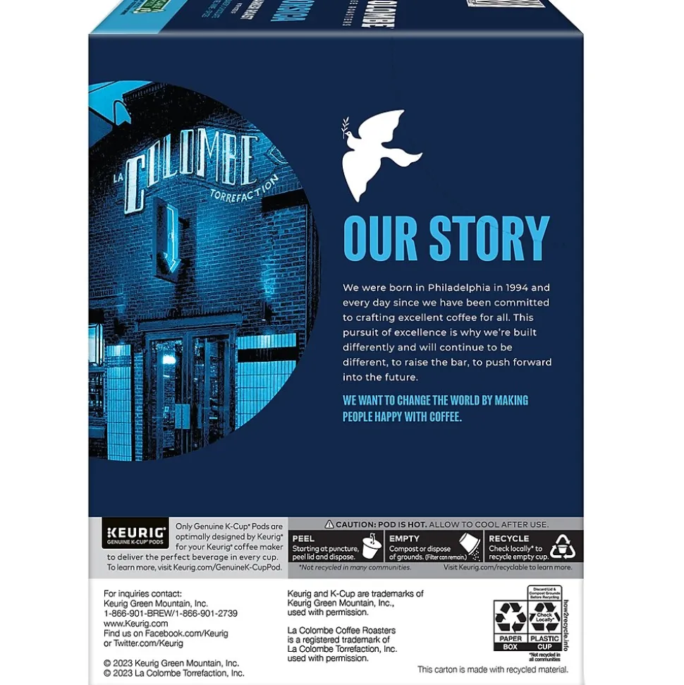 La Colombe Corsica Coffee Keurig® K-Cup® Capsules, Dark Roast, 20/Box (5000380614)