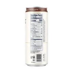 La Colombe Draft Mocha Latte Caffeinated Cold Brew Coffee, Medium Roast, 11 oz., 12/Carton (PPPURC1202)