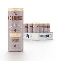 La Colombe Draft Oatmilk Vanilla Latte Caffeinated Cold Brew Coffee, Medium Roast, 11 oz., 12/Carton (LCT02584)