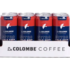 La Colombe Nitro Extra Bold Caffeinated Cold Brew Coffee, Dark Roast, 9 fl. oz., 12/Carton (PPPURC1232)