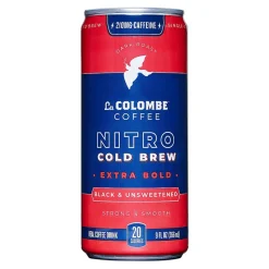 La Colombe Nitro Extra Bold Caffeinated Cold Brew Coffee, Dark Roast, 9 fl. oz., 12/Carton (PPPURC1232)
