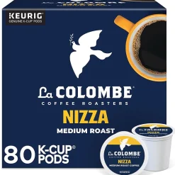 La Colombe Nizza Coffee Keurig® K-Cup® Pods, Medium Roast, 80/Carton (5000380612CT)