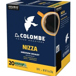 La Colombe Nizza Coffee Keurig® K-Cup® Pods, Medium Roast, 80/Carton (5000380612CT)