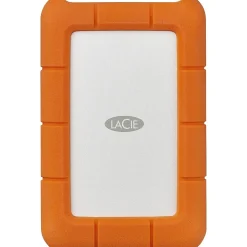 LaCie Rugged 4TB USB 3.0 External Hard Drive, Orange (STFR4000800)