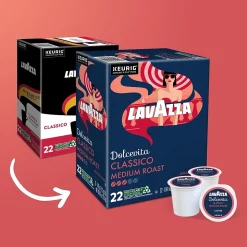 Lavazza Classico Coffee Keurig® K-Cup® Pods, Medium Roast, 88/Carton (6001CT)