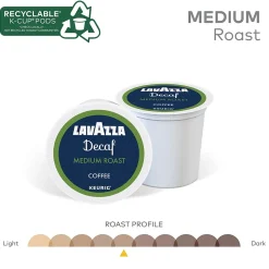 Lavazza Classico Decaf Coffee Keurig® K-Cup® Pods, Medium Roast, 88/Carton (5000382581CT)