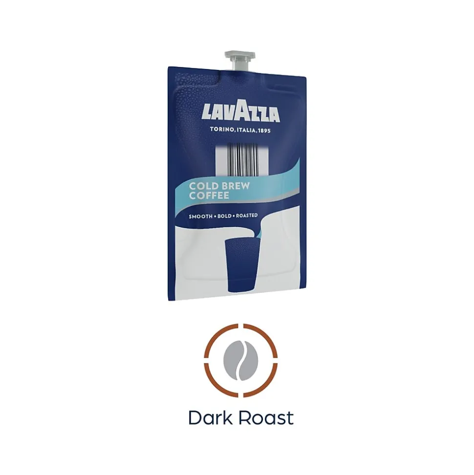Lavazza Cold Brew Coffee, Flavia Freshpack, 80/Carton (48059)